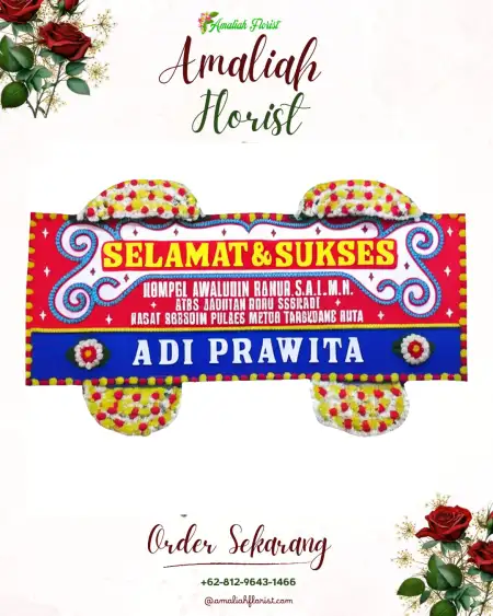 Papan Bunga Ucapan Selamat gunung kelua