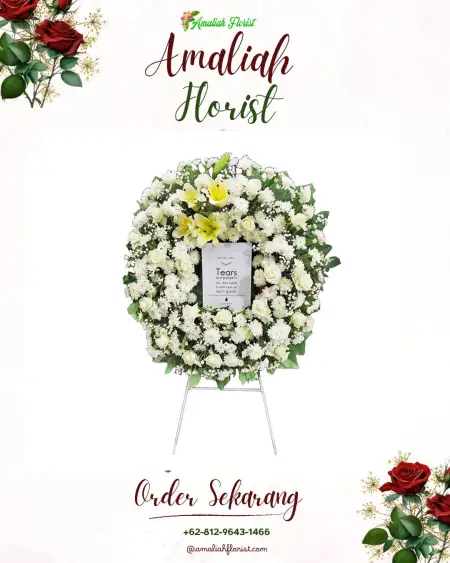 Krans Bunga Duka gunung kelua